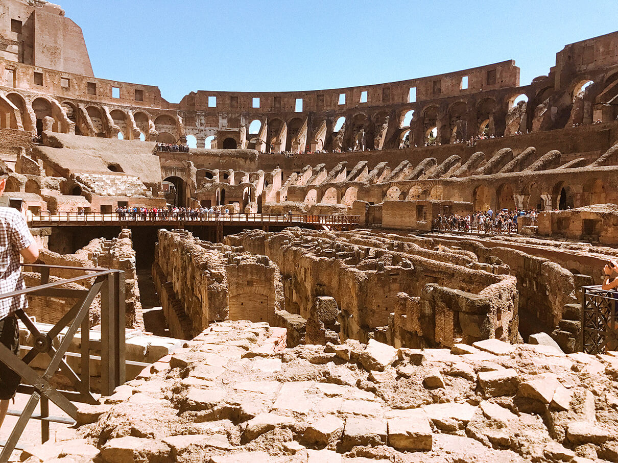 Coliseu em Roma - Roteiro de Roma