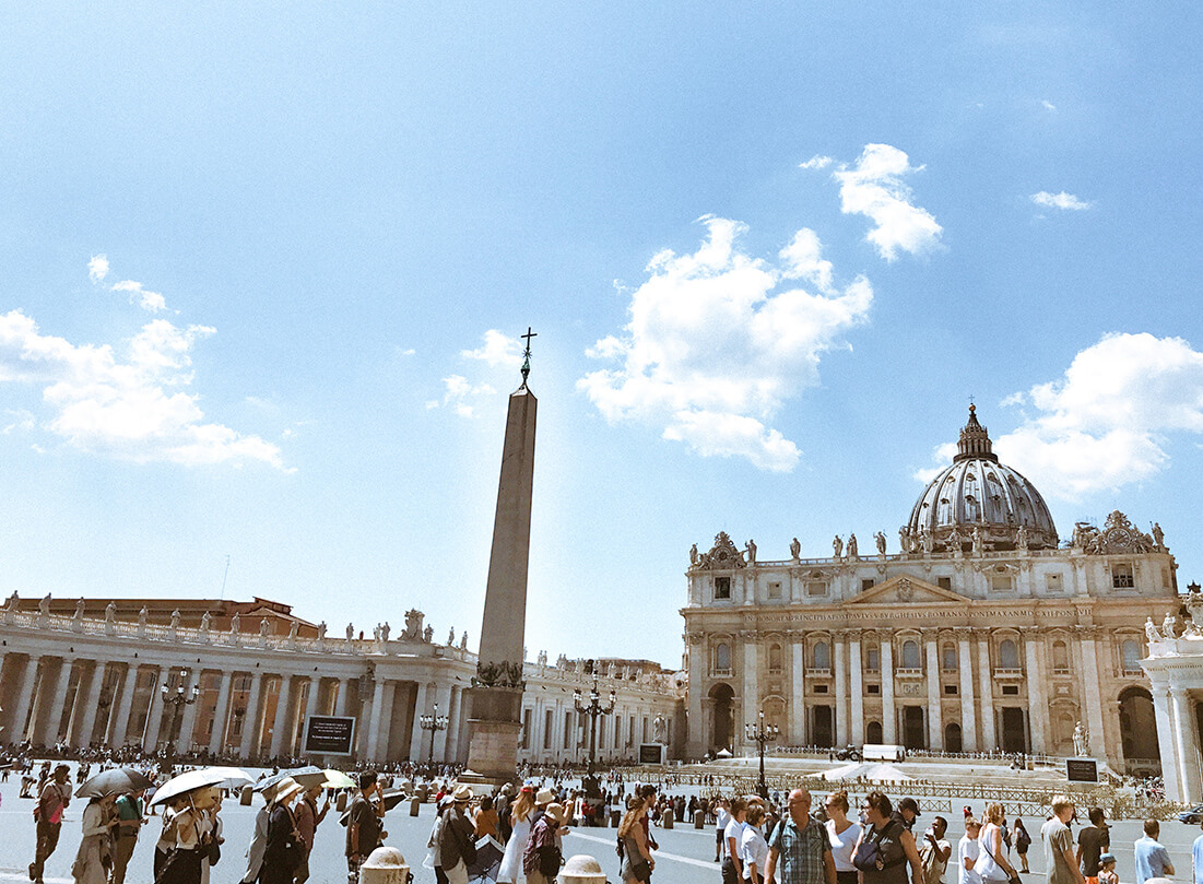 Praça de São Pedro no Vaticano - Roteiro de Roma