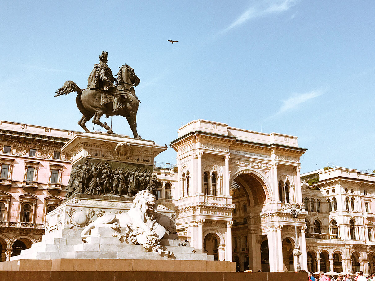 Galleria Vittorio Emanuele II em Milão - Roteiro de Milão