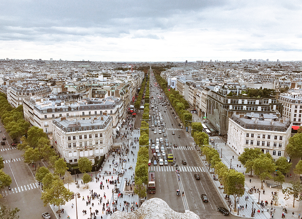Champs-Élysées - Arco de Triunfo (Paris em 5 dias)