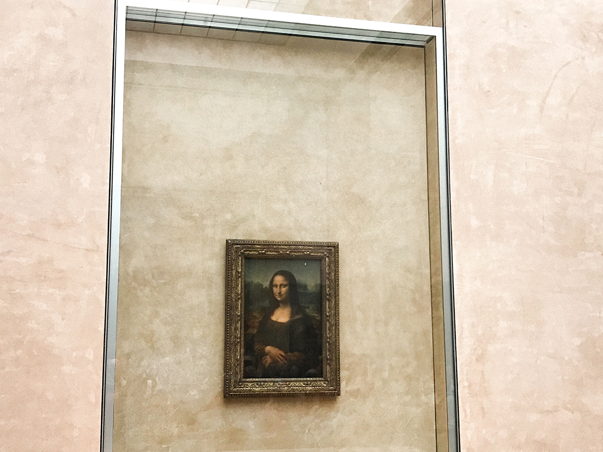 Monalisa / Louvre - Paris em 5 dias